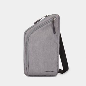 World Travel Essentials Gray Heather Slim Crossbody Bag, Fanny pack, purse